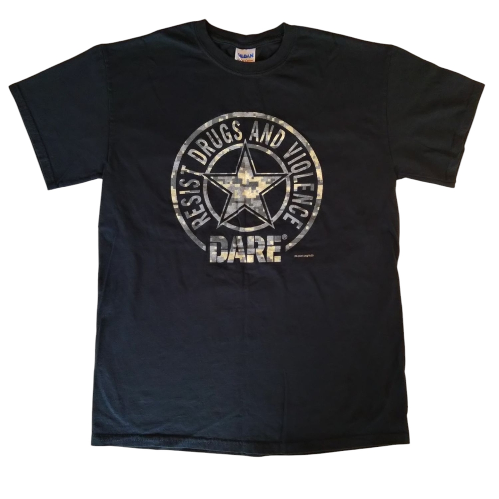 Black DARE Graphic T-Shirt Sz.M